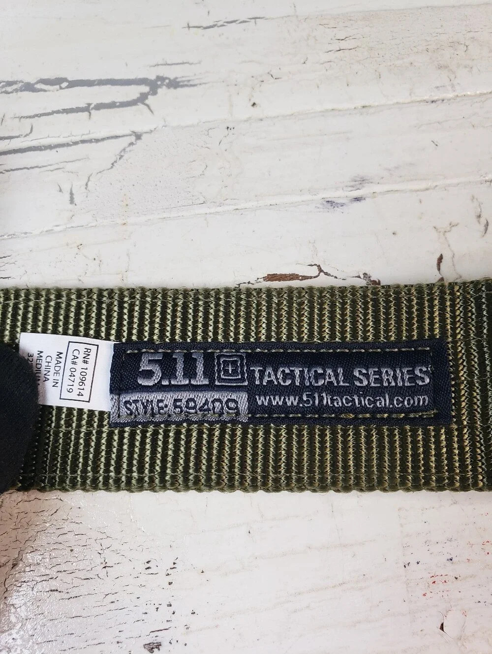 5.11 Tactical Trainer Belt style 59409 in O.D. Green in Size Medium